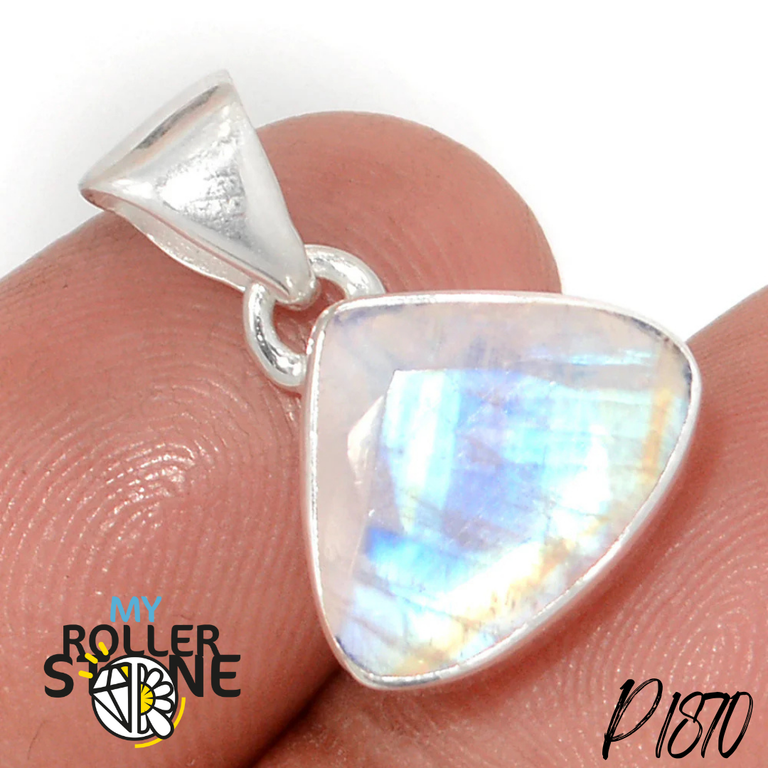 Pendentif Pierre de Lune Argent P1870