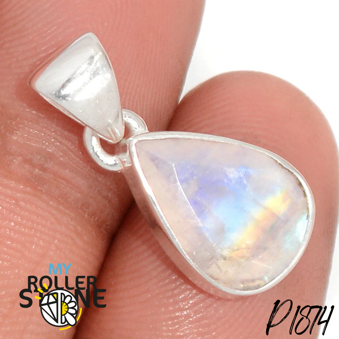 Pendentif Pierre de Lune Argent P1874