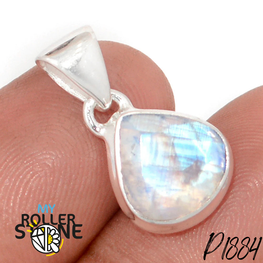Pendentif Pierre de Lune Argent P1884