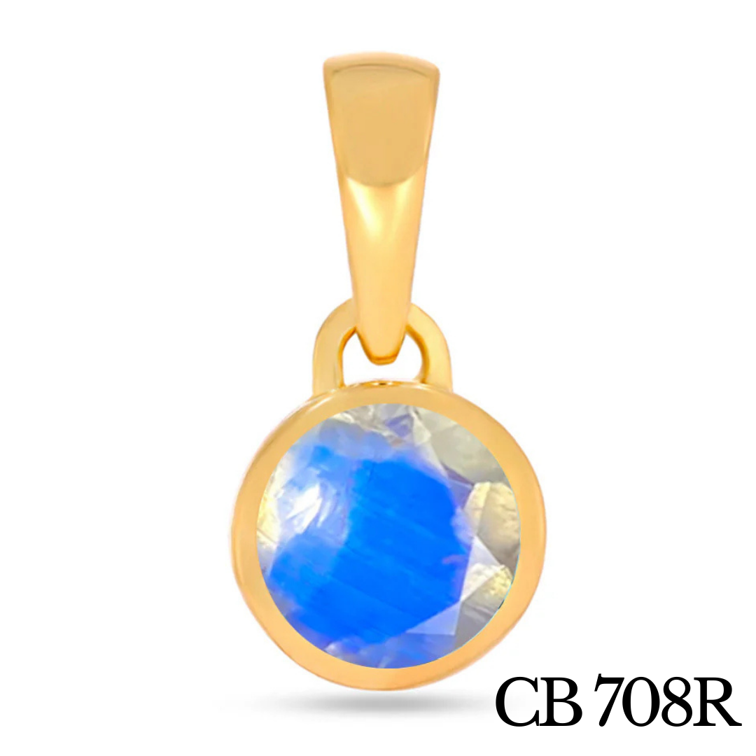 Pendentif solitaire en Pierre de lune