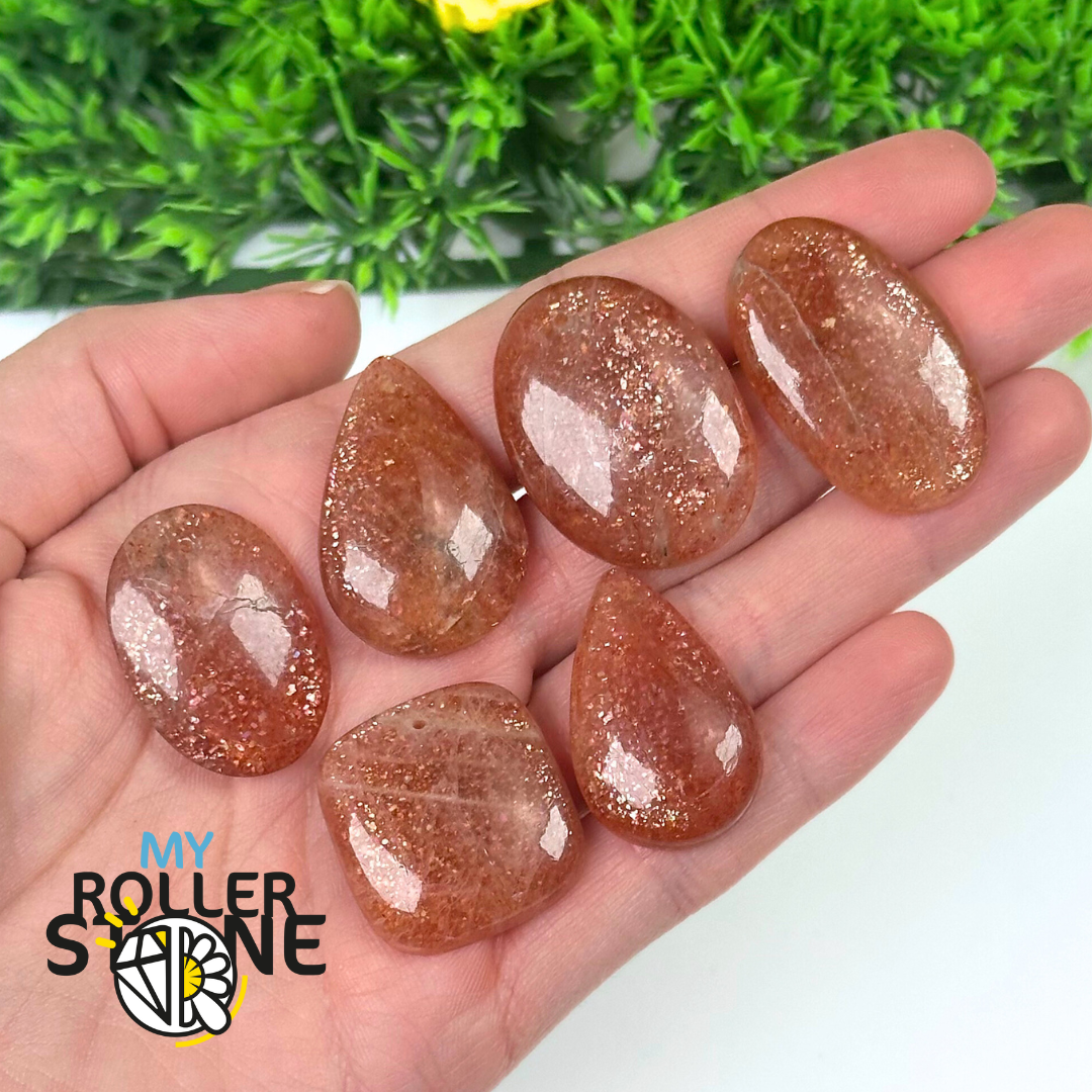 Pendentif Pierre du soleil percé 5A