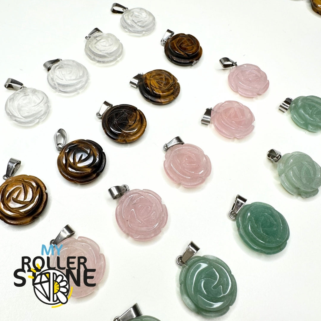Pendentif Quartz rose en pierre naturelle forme fourreau facette bélière laiton fantaisie argent Pendentif Quartz rose en pierre naturelle forme fourreau facette bélière laiton fantaisie argent