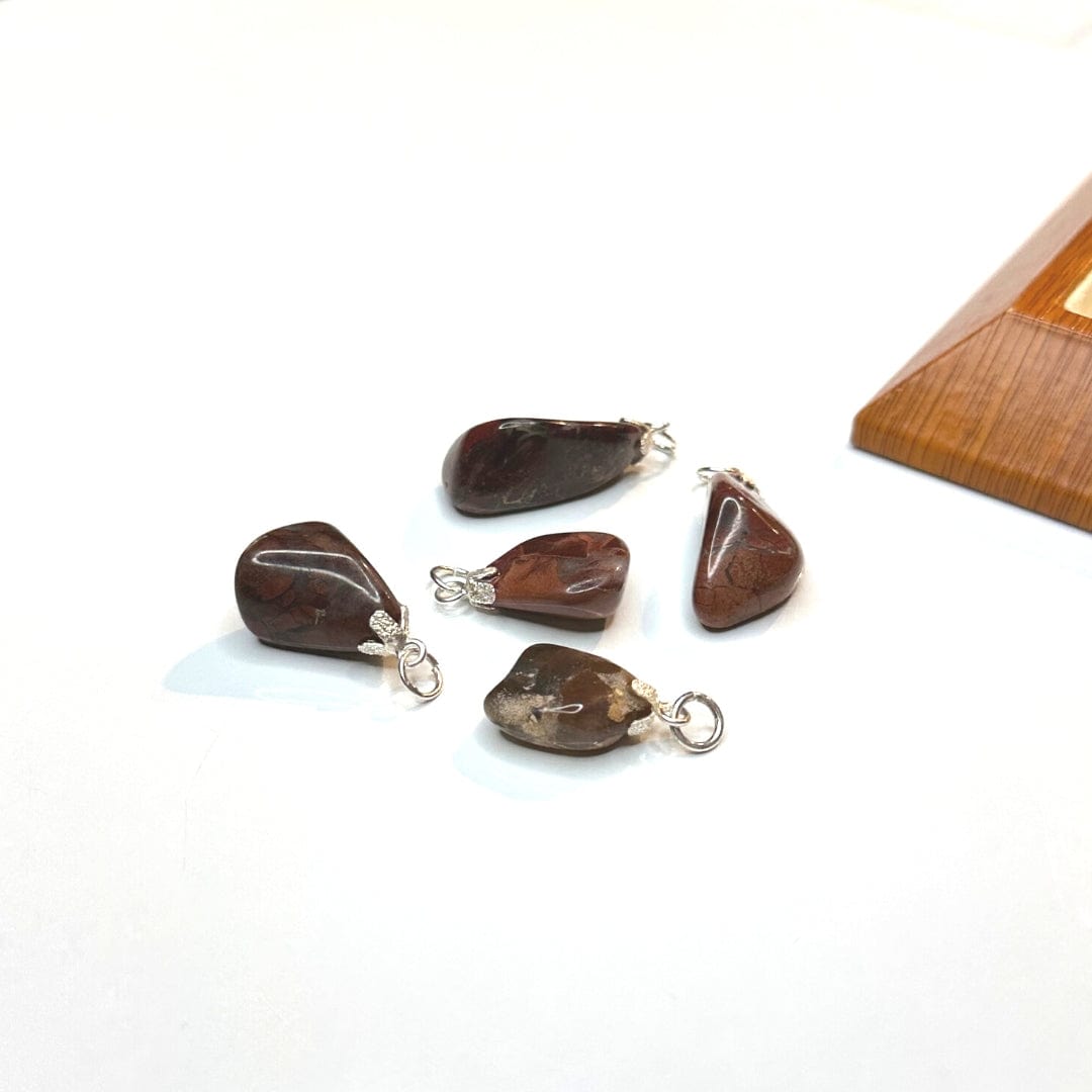 Pendentif Pierre Jaspe Sarde