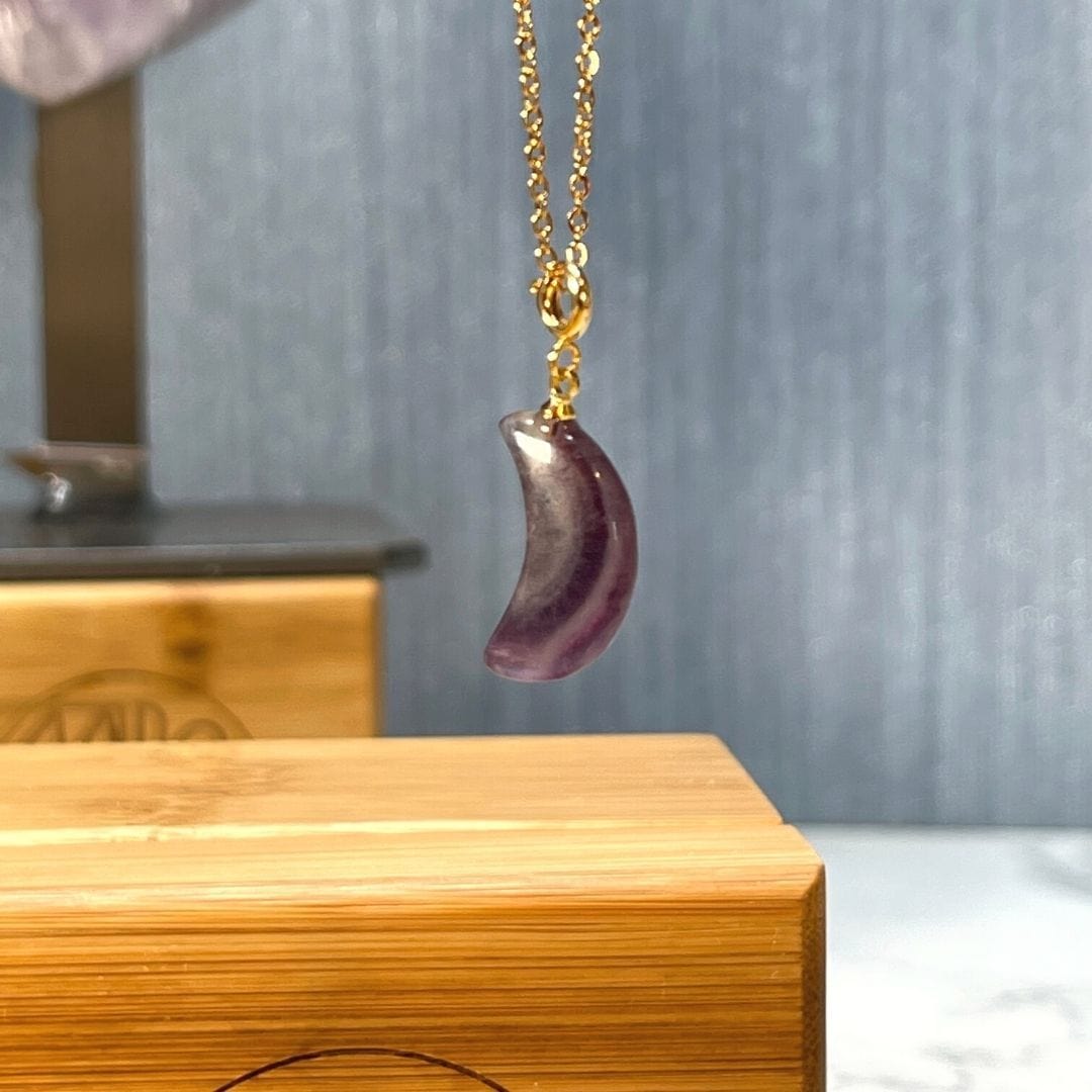 Pendentif pierre lune