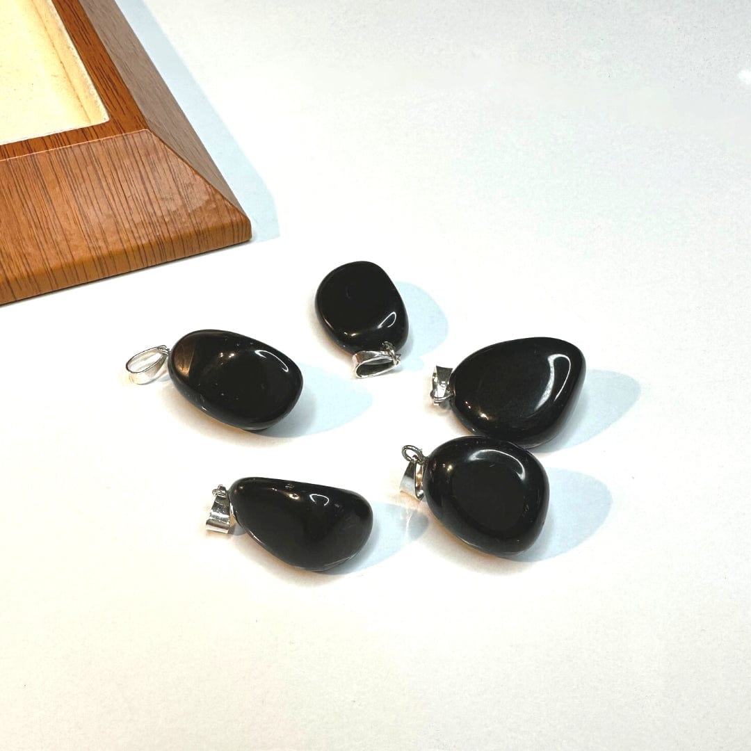 Pendentif Pierre Obsidienne Argent