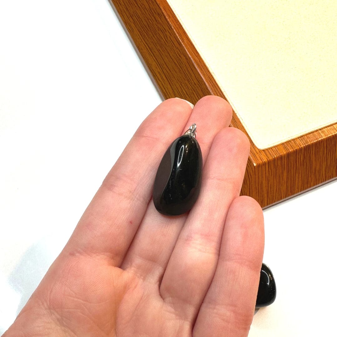 Pendentif Pierre Obsidienne Argent
