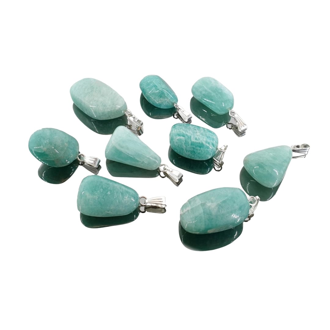 Pendentif Pierre Roulée Amazonite
