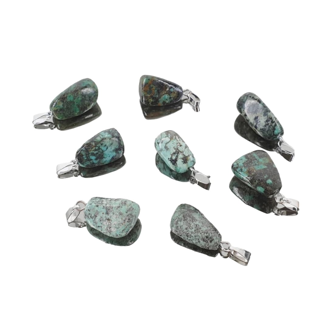 Pendentif Pierre Turquoise Africaine