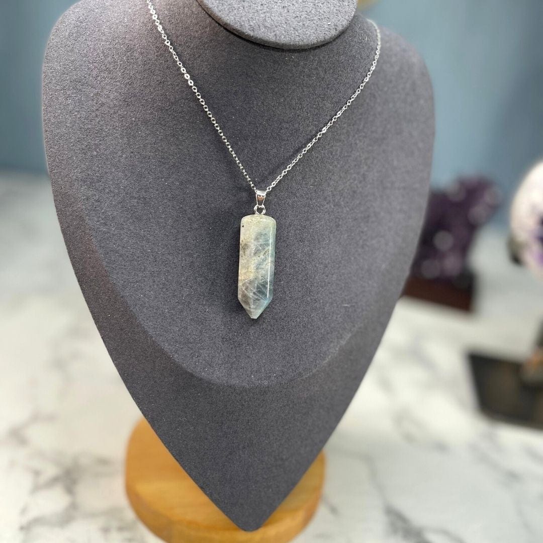 Pendentif pointe Labradorite - Colliers