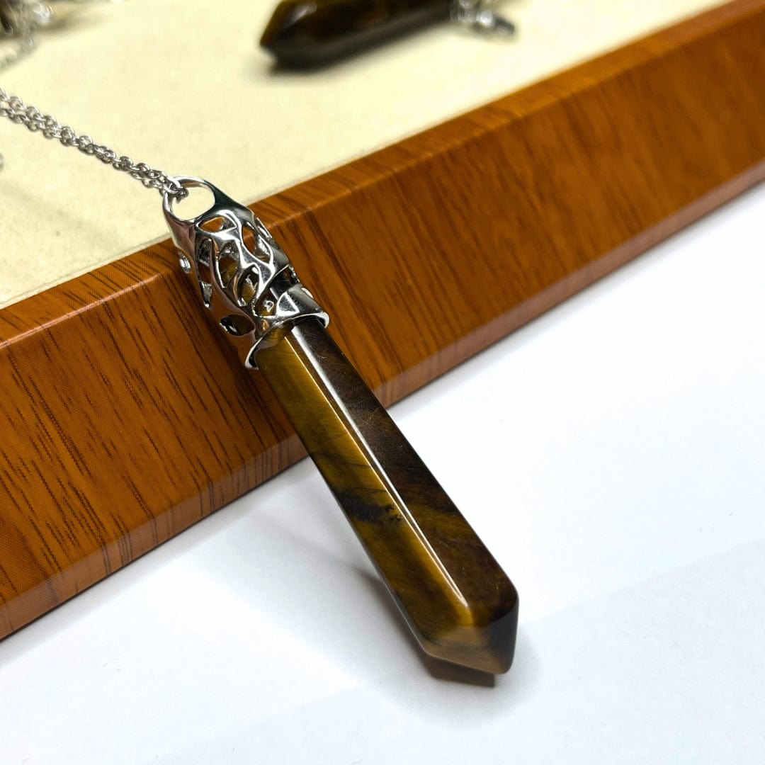 Pendentif Oeil de Tigre Pointe