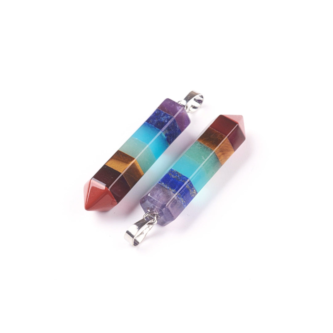 Pendentif Pointu 7 Chakras