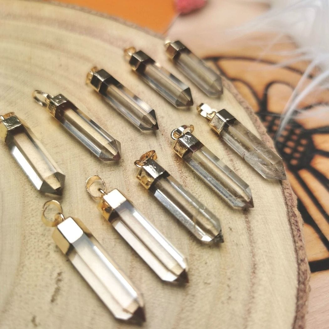 Pendentif quartz fumé