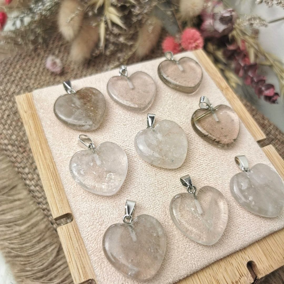 Pendentif quartz fumé