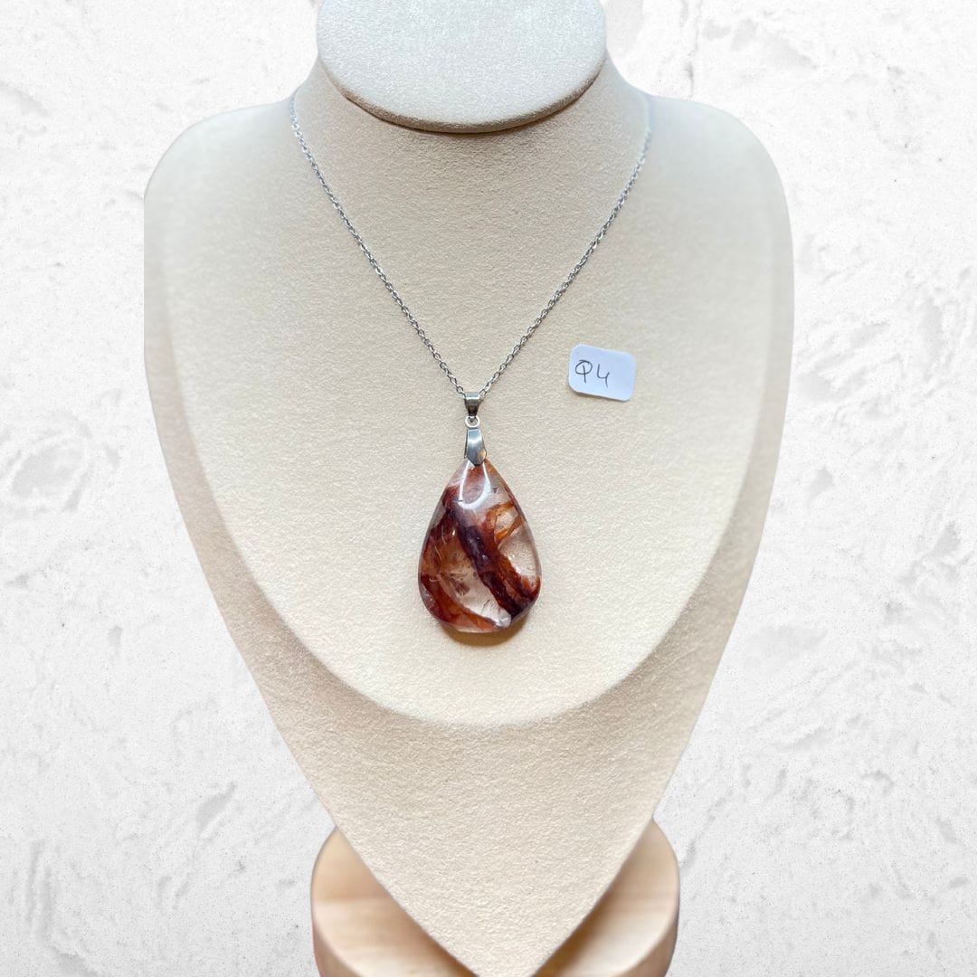 Pendentif Quartz Hématoide #4