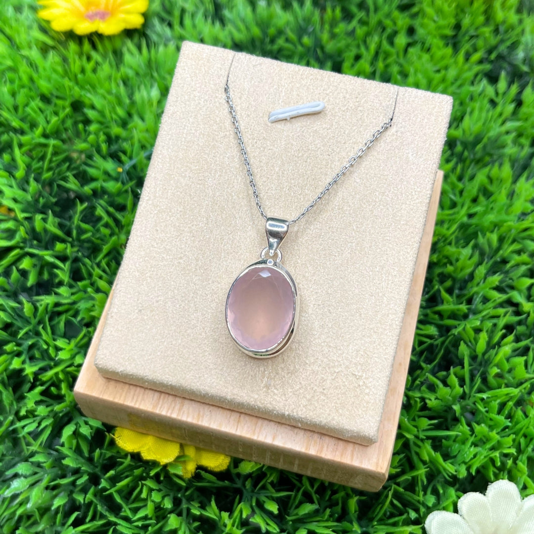 Collier Quartz Rose #14