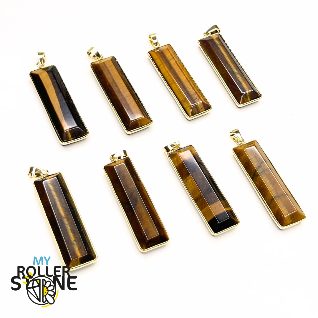 Pendentif rectangulaire Améthyste - Breloques et pendentifs