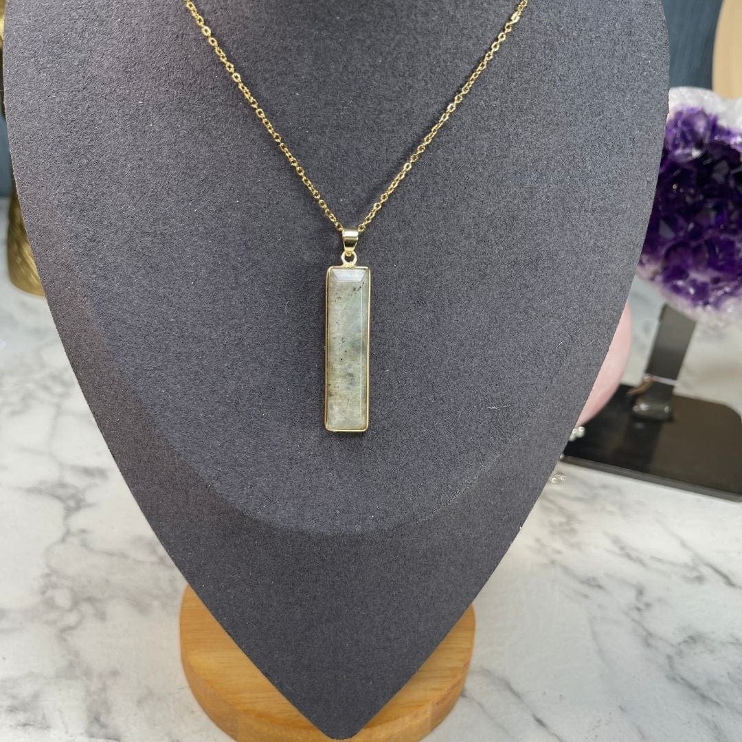 Pendentif rectangulaire Labradorite