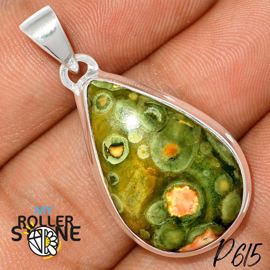 Pendentif Rhyolite P615 - Breloques et pendentifs