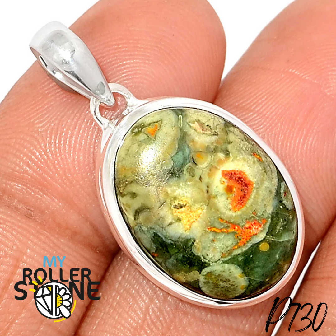 Pendentif Rhyolite P730 - Breloques et pendentifs