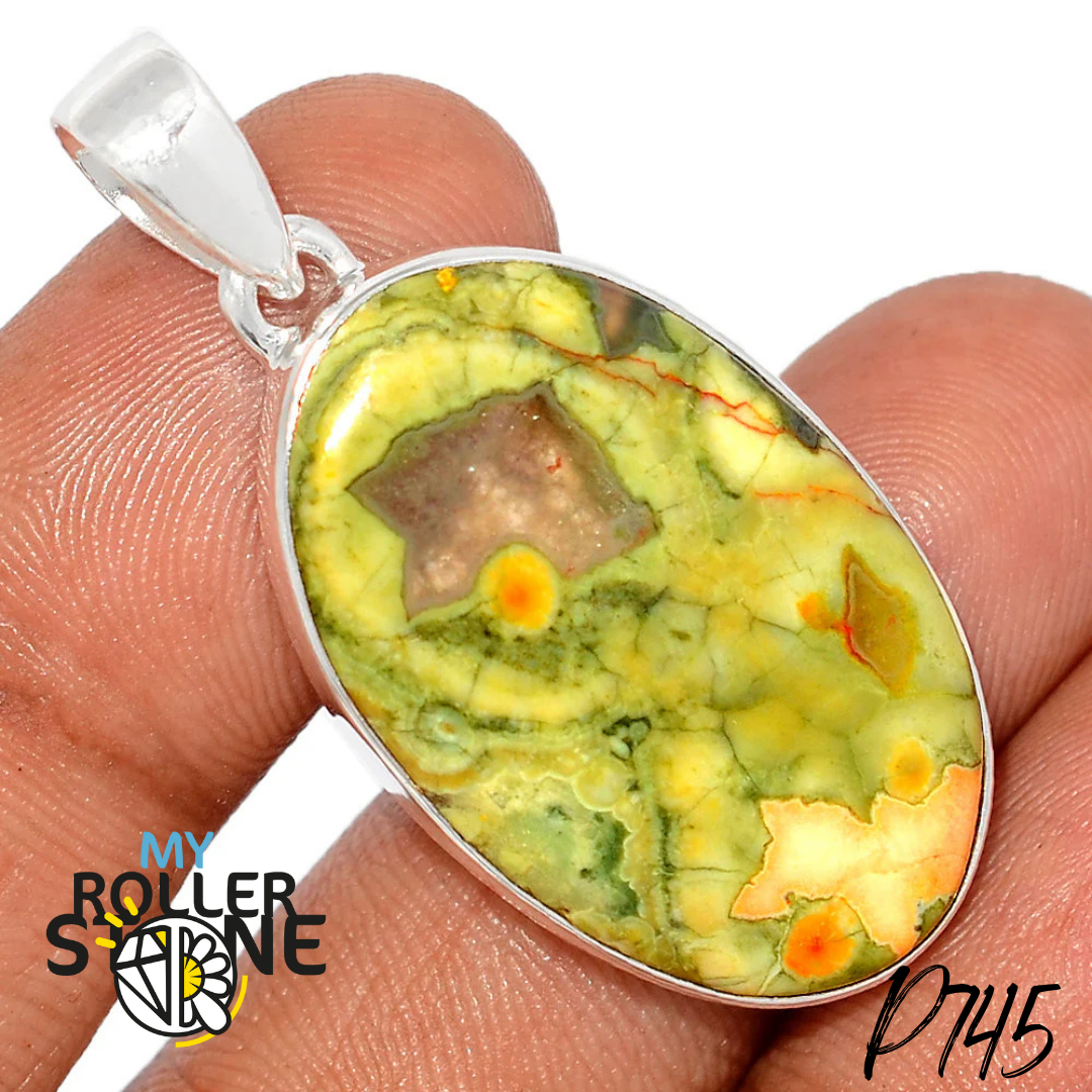 Pendentif Rhyolite P745 - Breloques et pendentifs