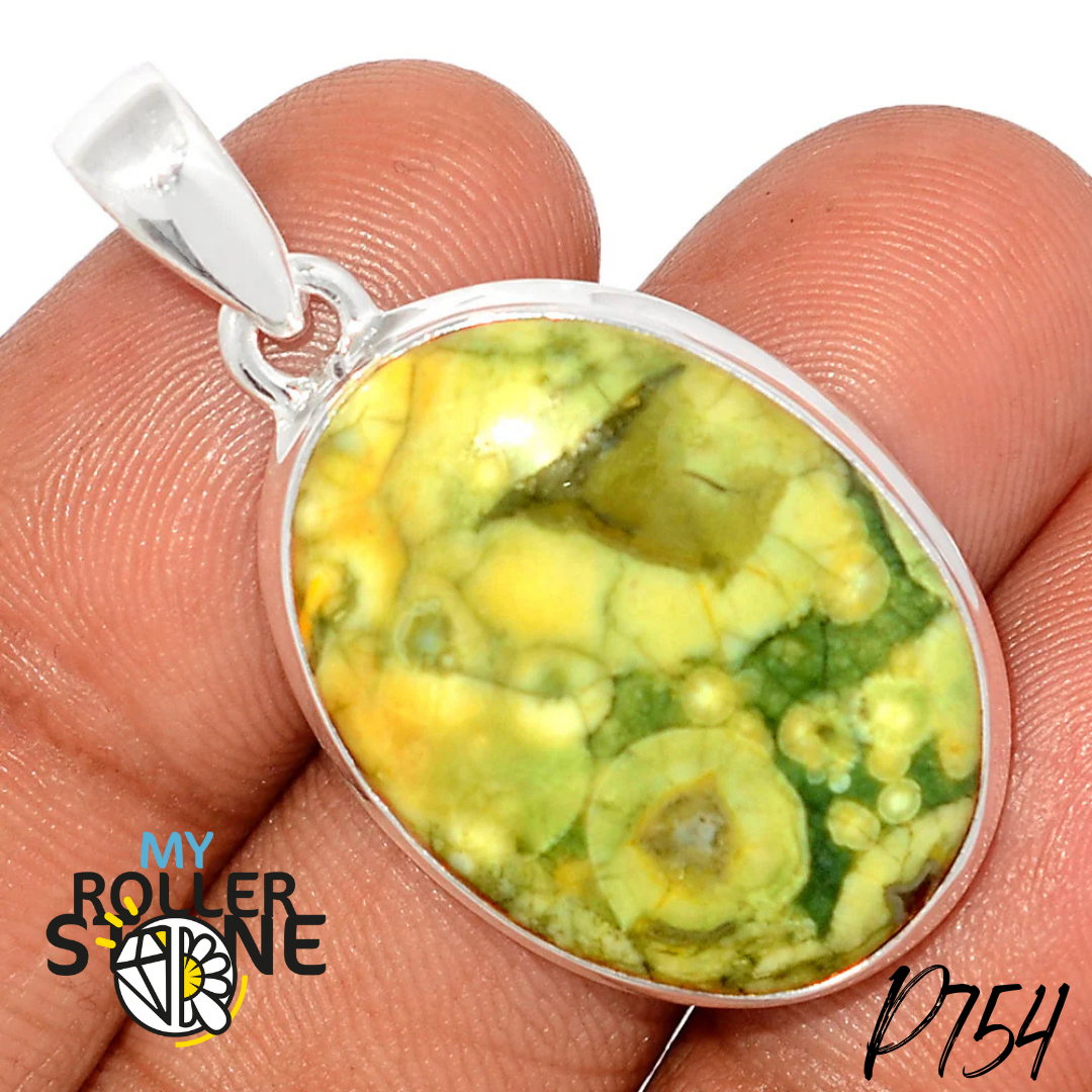 Pendentif Rhyolite P754 - Breloques et pendentifs