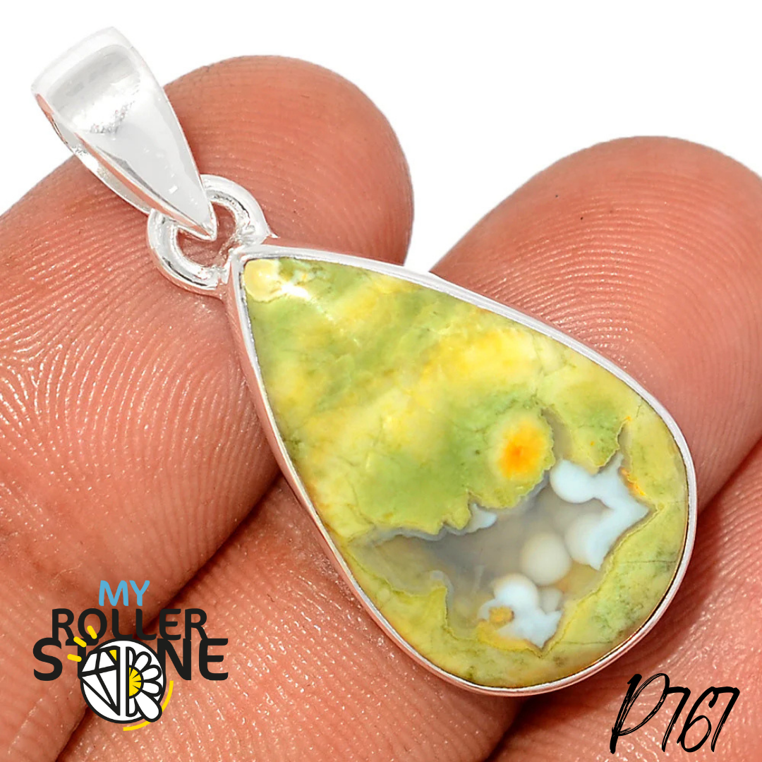 Pendentif Rhyolite P767 - Breloques et pendentifs
