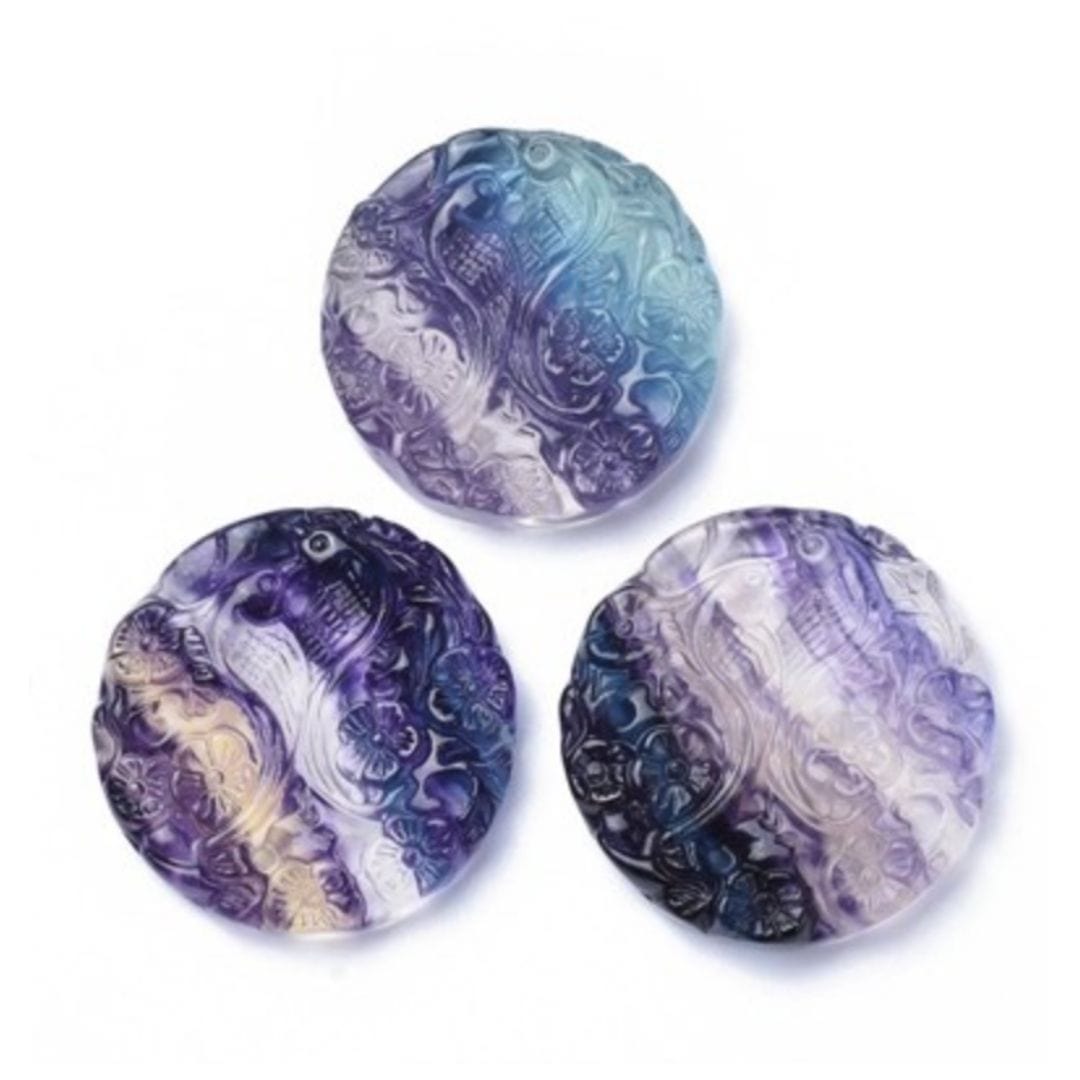 Pendentif rond oiseaux - Breloques et pendentifs