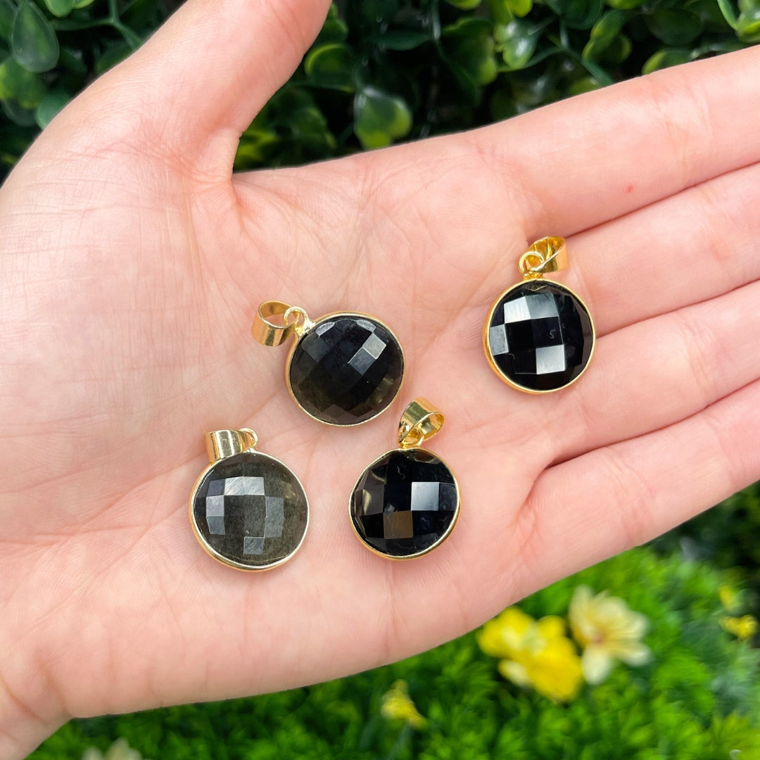 pendentif obsidienne