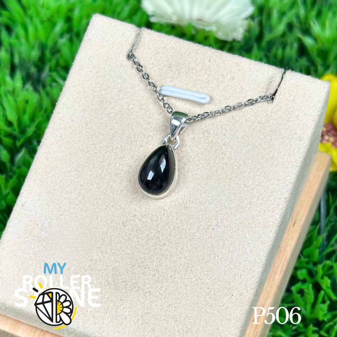 Pendentif Saphir Étoilé Argent #S506