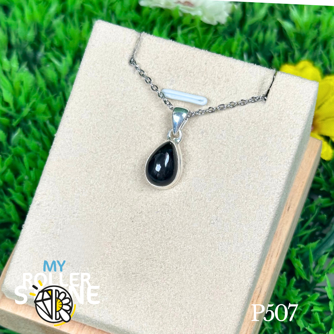 Pendentif Saphir Étoilé Argent #S507