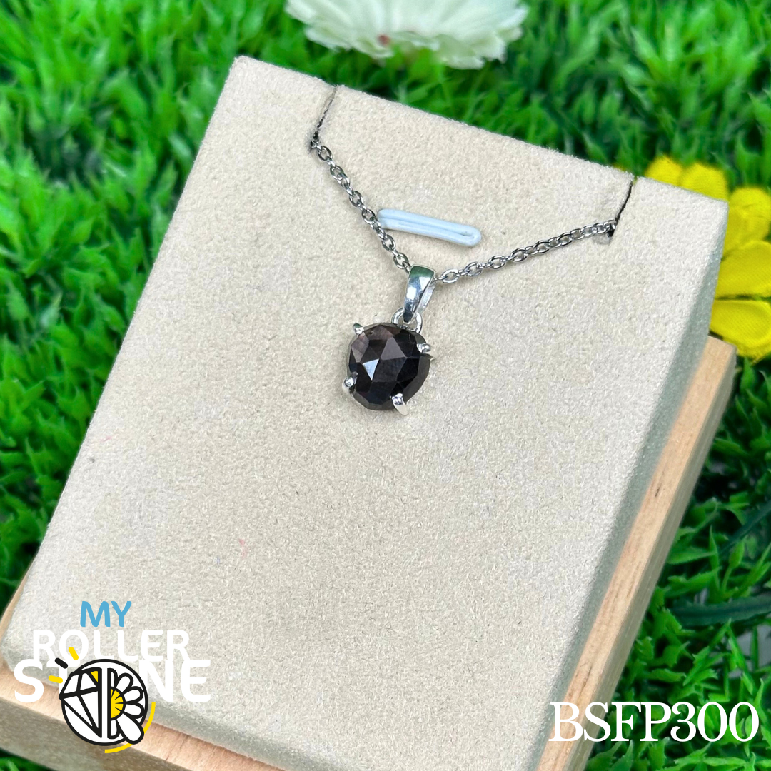 Pendentif en argent Saphir