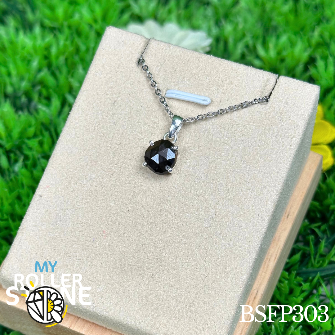 Pendentif en argent Saphir