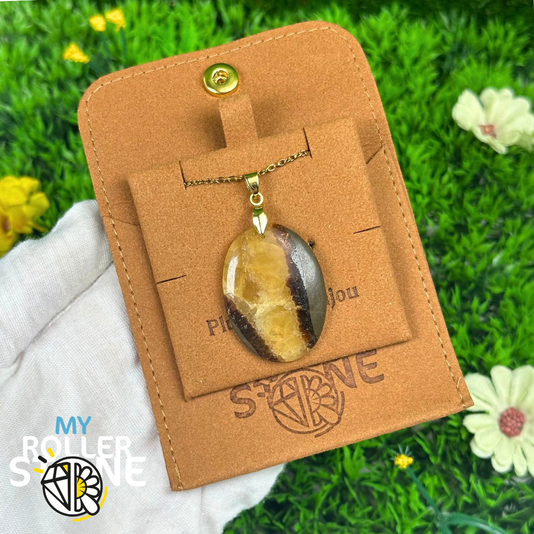 Pendentif Septaria 5A percé