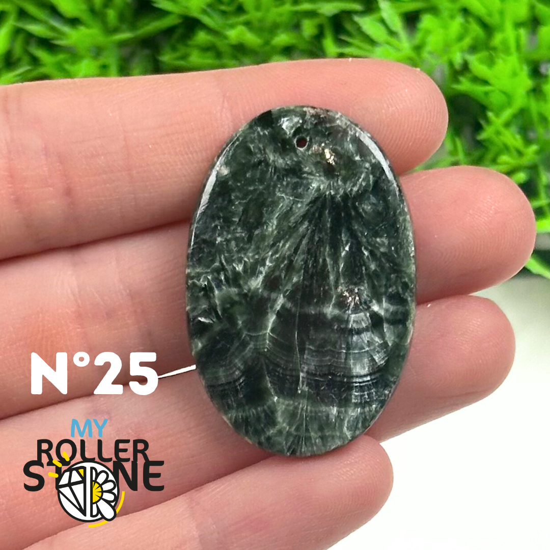 Pendentif Seraphinite 5A - 25 - Breloques et pendentifs