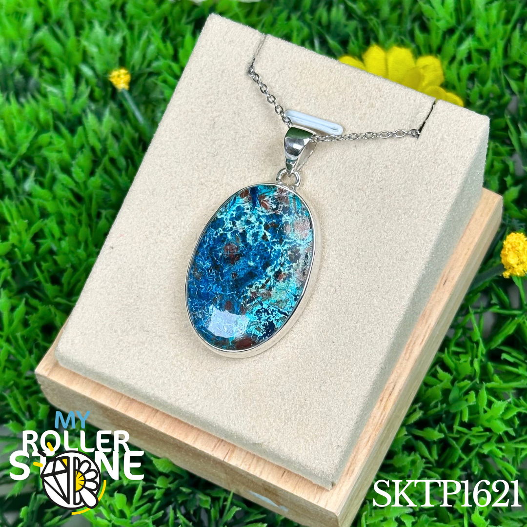 Pendentif en argent Shattuckite