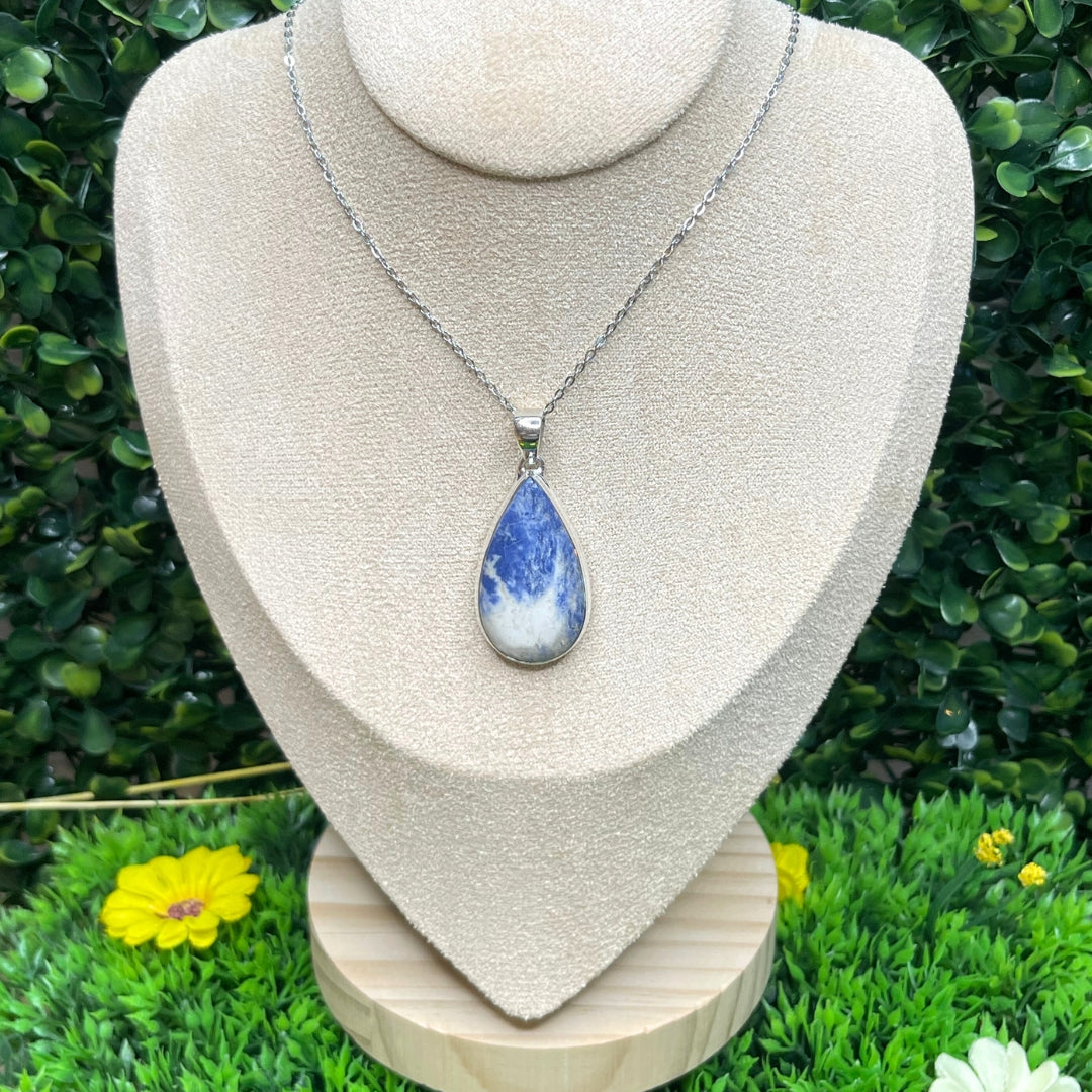 Pendentif Argent Sodalite #8