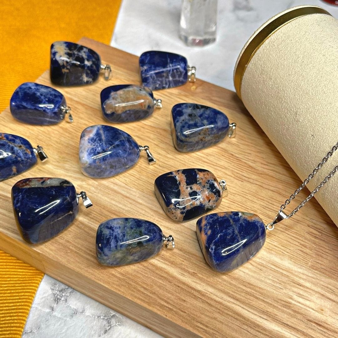 Pendentif sodalite