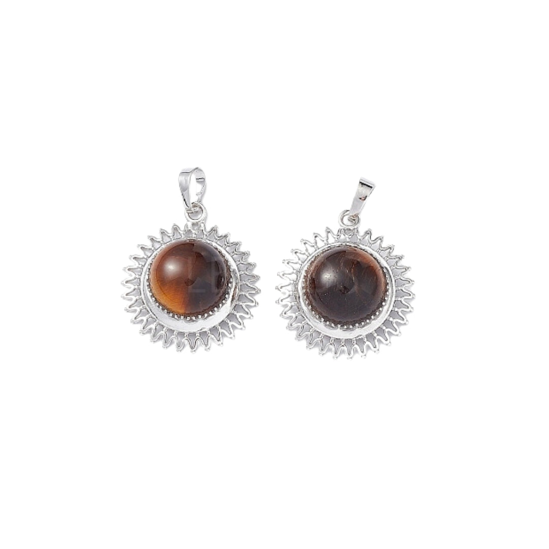 Pendentif Soleil Pierre (3 Variantes)