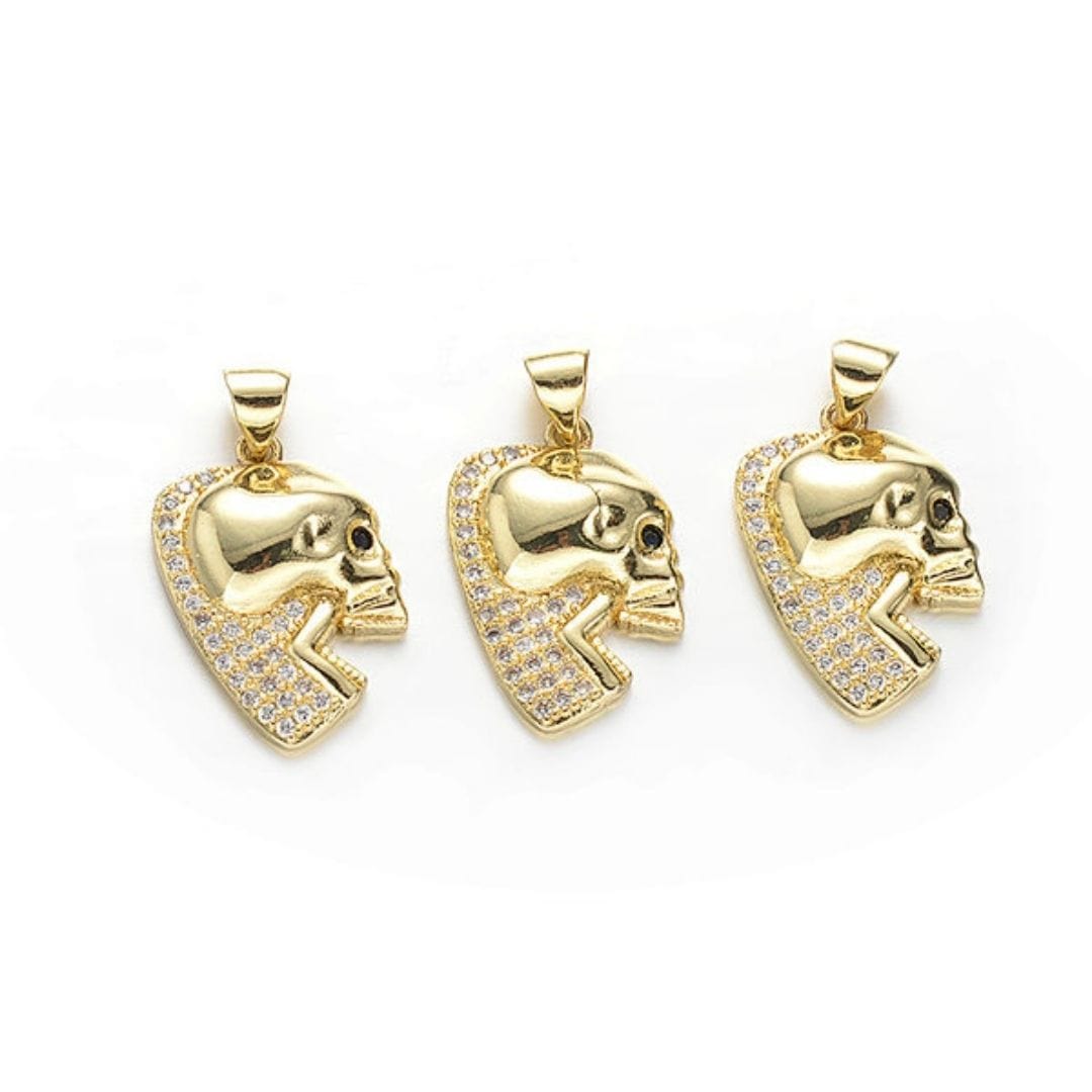 Pendentif tête de mort - Breloques et pendentifs