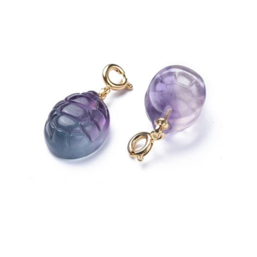 Pendentif Tortue fluorite