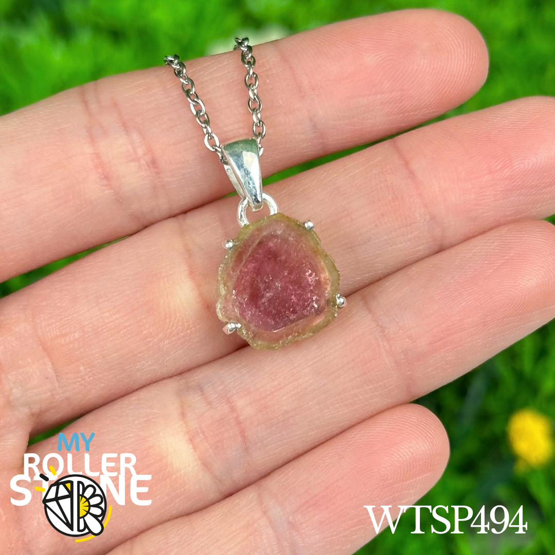 Pendentif Tourmaline Watermelon