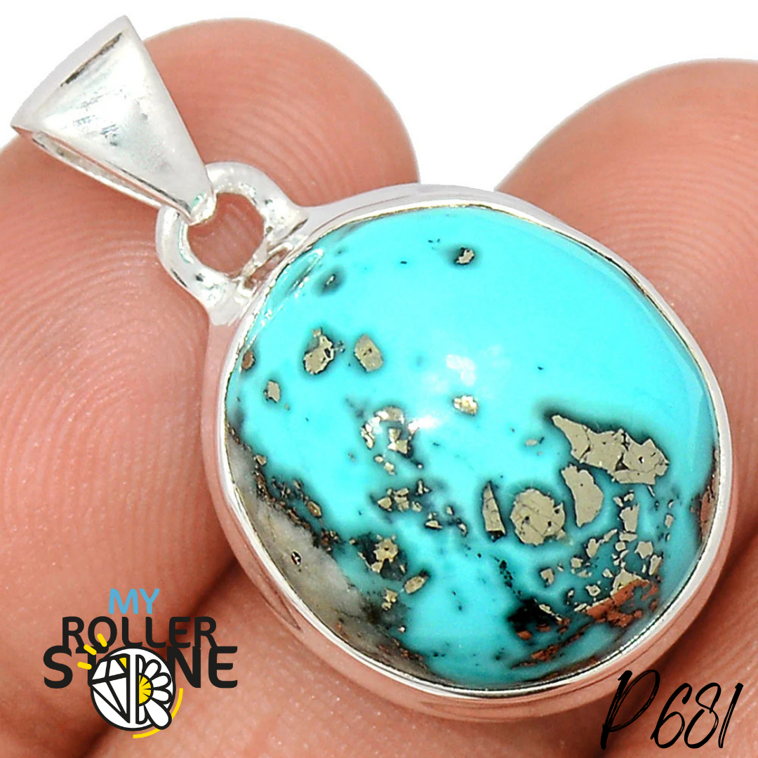 Pendentif Turquoise Perse P681 - Breloques et pendentifs