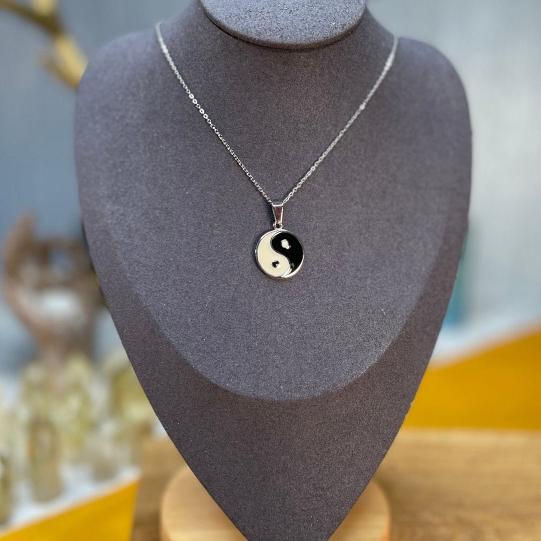 Pendentif yin yang - Perles