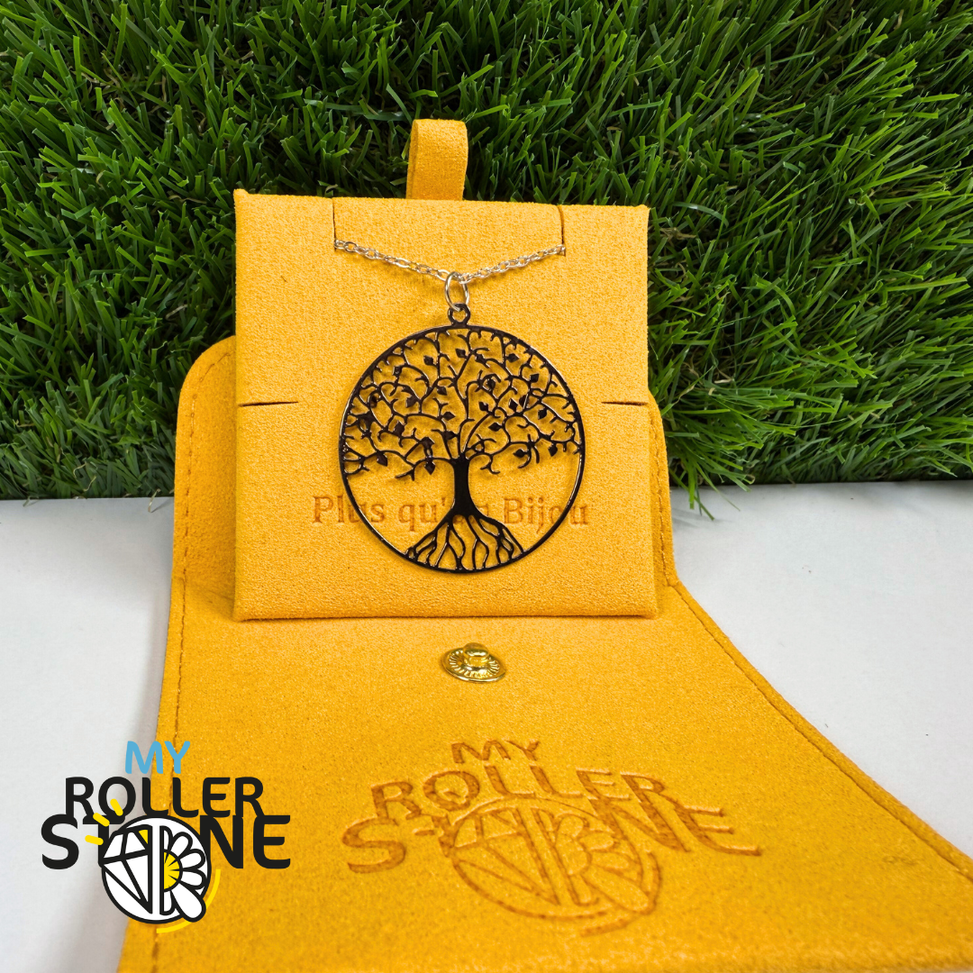 Pendentif Arbre de vie fin acier