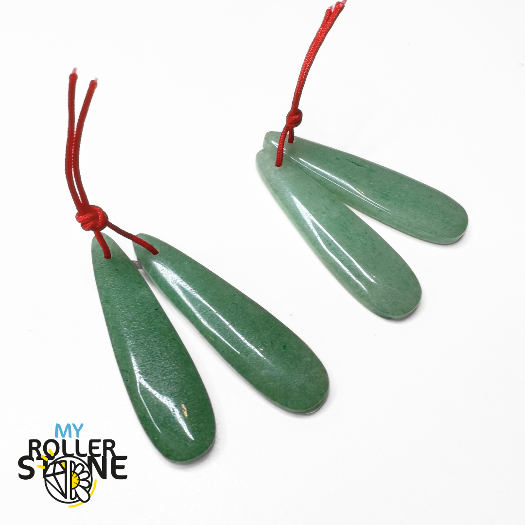 Pendentif Aventurine Verte Duo