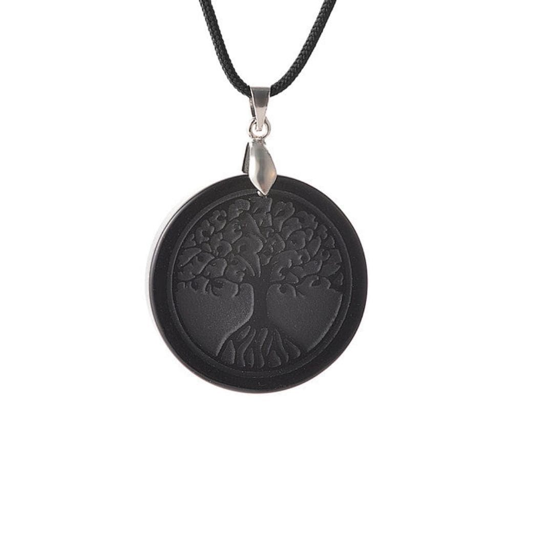 Pendentifs arbre de vie pierre - Améthyste - Breloques et pendentifs