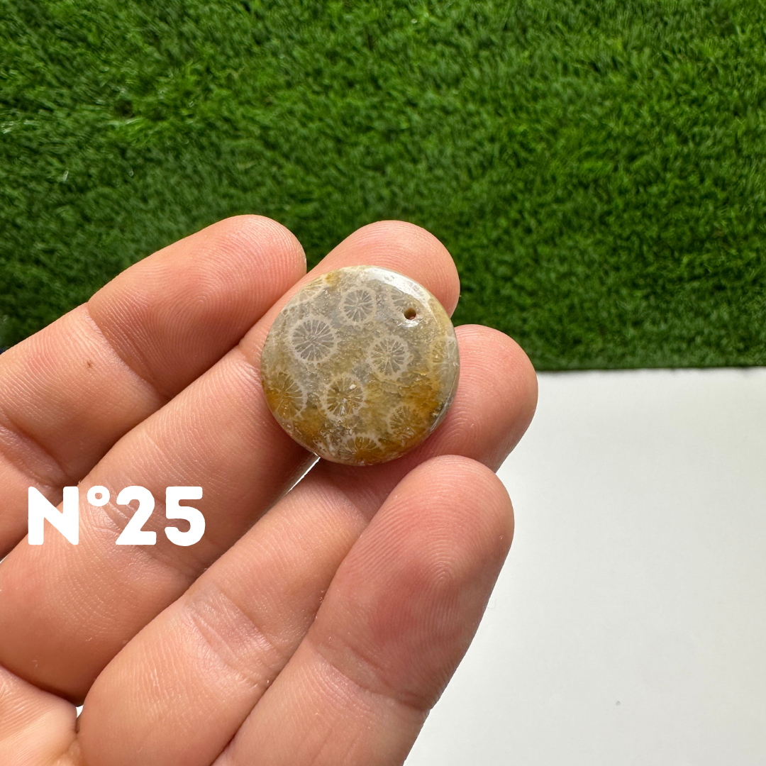 Pendentifs Chrysanthème Forme Libre 5A - 25