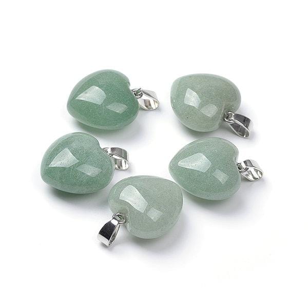 pendentif coeur aventurine