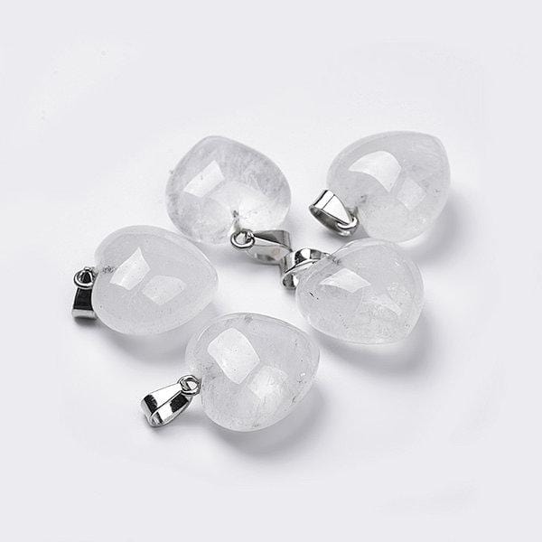 pendentif coeur rhodonite