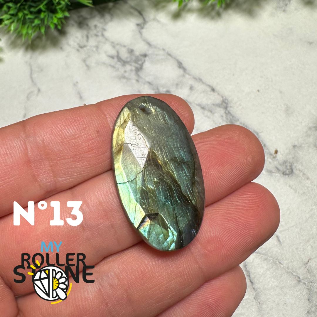 Pendentifs Labradorite forme Libre Facettée - 13